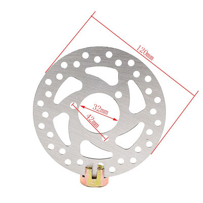 Nerūsējošā tērauda rotora disku bremzes ar skrūvēm Disku bremžu ierīce 3/5/6 caurumu elektriskais skrejritenis 90mm 100mm 110mm 120mm 140mm160mm
