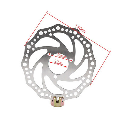 Nerūsējošā tērauda rotora disku bremzes ar skrūvēm Disku bremžu ierīce 3/5/6 caurumu elektriskais skrejritenis 90mm 100mm 110mm 120mm 140mm160mm