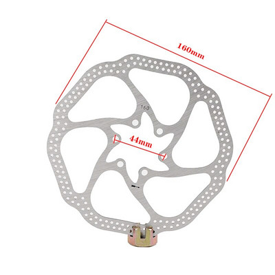 Nerūsējošā tērauda rotora disku bremzes ar skrūvēm Disku bremžu ierīce 3/5/6 caurumu elektriskais skrejritenis 90mm 100mm 110mm 120mm 140mm160mm