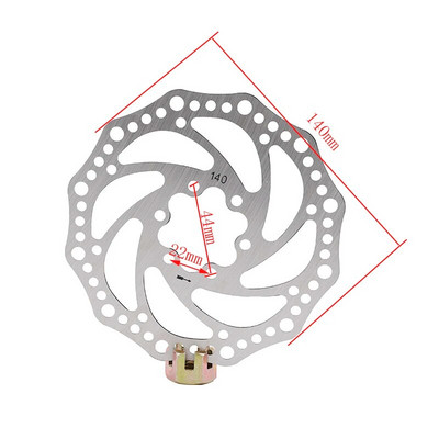 Nerūsējošā tērauda rotora disku bremzes ar skrūvēm Disku bremžu ierīce 3/5/6 caurumu elektriskais skrejritenis 90mm 100mm 110mm 120mm 140mm160mm