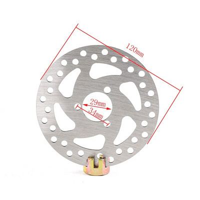Nerūsējošā tērauda rotora disku bremzes ar skrūvēm Disku bremžu ierīce 3/5/6 caurumu elektriskais skrejritenis 90mm 100mm 110mm 120mm 140mm160mm