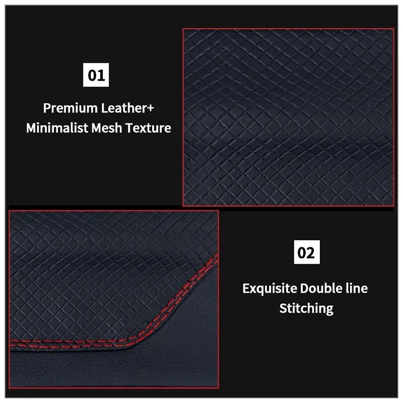 Automašīnas drošības jostas aizsargapvalks Ādas plecu spilvena pārvalks Universāls drošības jostas aizsargpārklājs Salona apdares aksesuāri