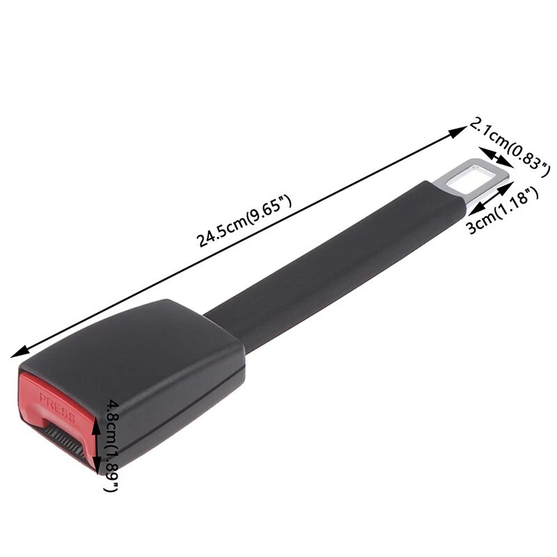 11 collu automašīnas drošības jostas sprādzes pagarinātājs, drošības jostas slēdzenes sprādzes spraudnis, biezs ieliktnis, ligzdas pagarinātājs, drošības sprādze Automašīnas aksesuāri