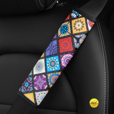 Protectie pentru umeri centura de siguranta auto Husa Manson de protectie Stilul boem Asigurare Centura Protectie pentru umeri Accesorii auto