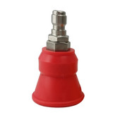 Kõrgsurve veepüstoli otsik Pritsmekindel ümbrisotsik Kummist pesumasin pihusti roostevabast terasest pesupüstoli adapter 1/4 kiirpistik