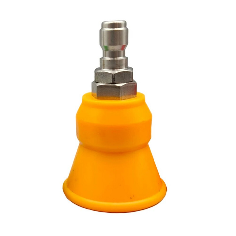 Kõrgsurve veepüstoli otsik Pritsmekindel ümbrisotsik Kummist pesumasin pihusti roostevabast terasest pesupüstoli adapter 1/4 kiirpistik