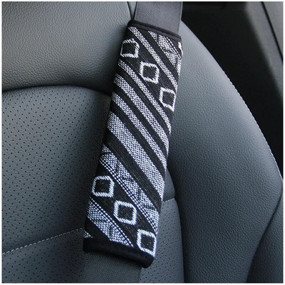 Automašīnas drošības jostas plecu aizsargs aizsargpārklājs Etniskais stils Vīrieši Sievietēm Apdrošināšana Drošības jostas Polsterējums Auto salona aksesuāri