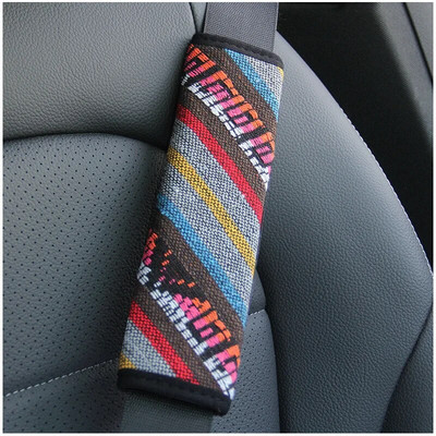 Automašīnas drošības jostas plecu aizsargs aizsargpārklājs Etniskais stils Vīrieši Sievietēm Apdrošināšana Drošības jostas Polsterējums Auto salona aksesuāri