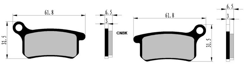 Disku bremžu kluču komplekts priekš KTM Dirt SX65 SX 65 2009 2010 2011 2012 2013 2014 2015 09 10 11 12 13 14 15