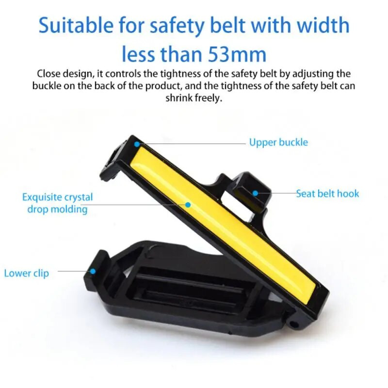 2tk/partii Auto turvavöö pannal Muticolor Sõiduki külge kinnitatud turvavöö kinnitusklambri pinguti stopper turvavöö klamber autotarvikud