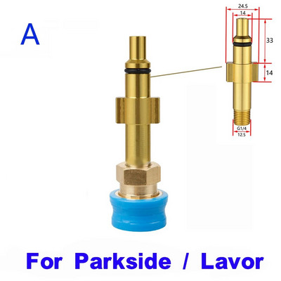 Nagynyomású mosó apa adapter 1/4" gyorskioldó csatlakozó fúvóka Karcher Nilfisk Black Decker Bosch Parkside tisztítógéphez