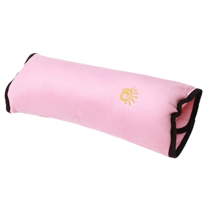 Automašīnas bērnu drošības plecu aizsargs drošības jostas regulēšanas fiksators pret nožņaugšanos kakla drošības josta