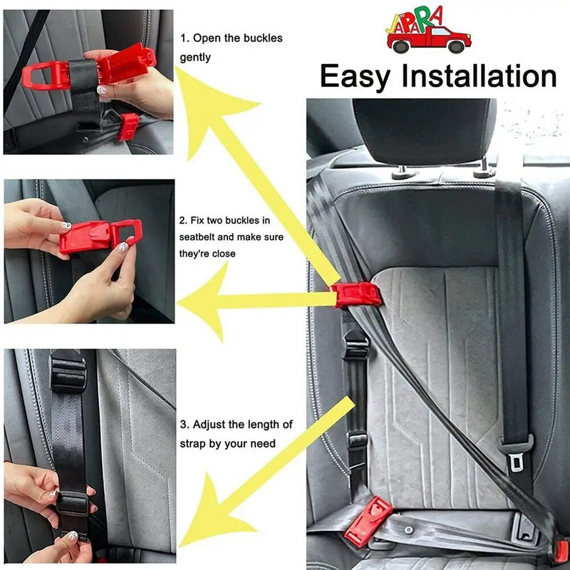 Reguliuojamas saugos diržo laikiklis Naujas susidūrimo išvengimo būdas, apsaugantis nuo pasmaugimo Fiksuoto diržo sagtis Automobilio interjeras Automobilio saugos diržo automobilis