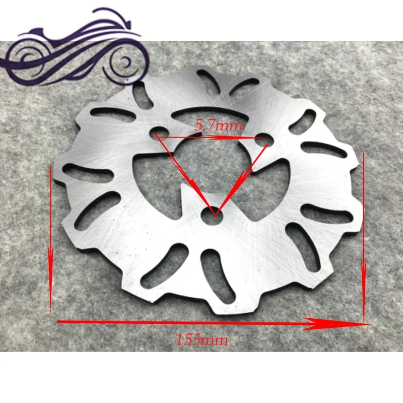 Prikladno za DIO50 18/28 ZX34 / 35 JOG50 motocikla modificirani kočioni disk / kočioni disk 155MM / 160MM kočioni disk