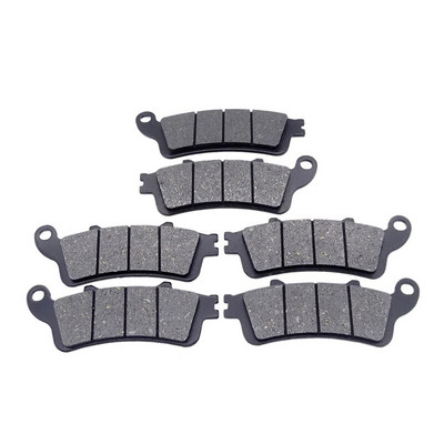 Motocikla daļas priekšējo un aizmugurējo bremžu kluču disku komplekts priekš HONDA ST1300 2002-2007 GL1800 Goldwing 2001-2013 ST1100A ST1100 1996-2002