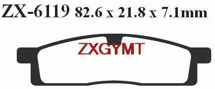Σετ τακάκια φρένων για YAMAHA YZ 85 YZ85 LW 2002 - 2018 Εμπρός Πίσω 18 02 17 16 15 14 13 12 11 10 09 08 07 06 05 04 03