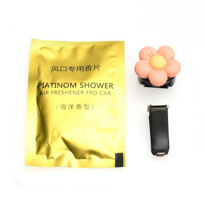 Χαριτωμένο λουλούδι Aromatherapy Διακόσμηση εξόδου αέρα αυτοκινήτου Κλιπ άρωμα Αποσμητικό αέρα Πολύχρωμο Flora Decor Αξεσουάρ αυτοκινήτου