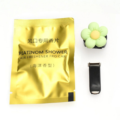 Χαριτωμένο λουλούδι Aromatherapy Διακόσμηση εξόδου αέρα αυτοκινήτου Κλιπ άρωμα Αποσμητικό αέρα Πολύχρωμο Flora Decor Αξεσουάρ αυτοκινήτου