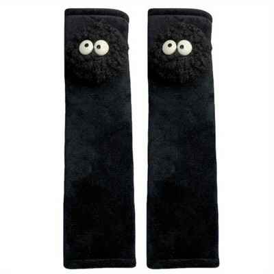 2 tk Black Spirit Pad auto turvavöö väike sisekujunduse kaitse multikas Creative kindlustuskate autotarvikud