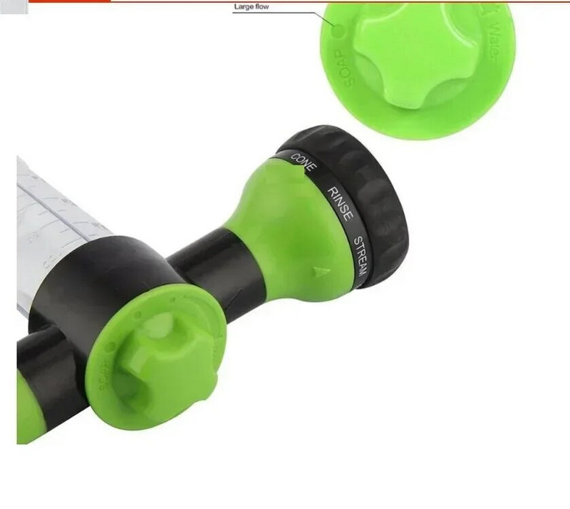 Zema spiediena automazgāšanas putu pistole putu lielgabals sniega putu putu sprausla ūdens šļūtene putu pistole 1l pudele