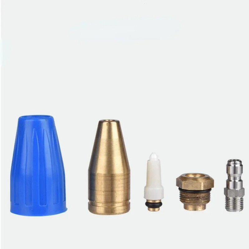 360 Rotācijas turbo sprauslas smidzinātājs ar 1/4" ātro savienojumu 4000 PSI augstspiediena mazgātāja tīrītāja piederumi Misiņš