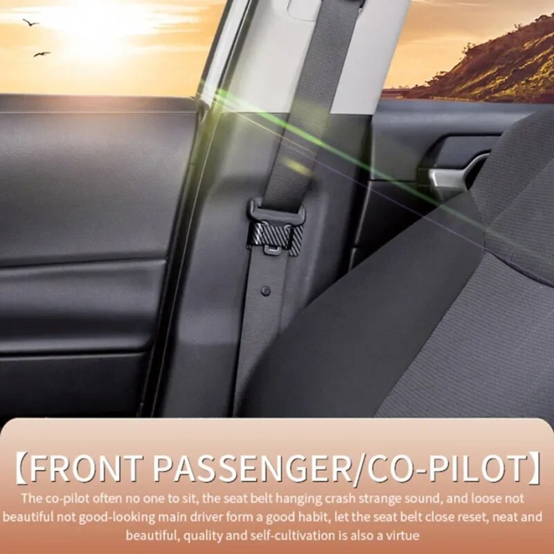 Kopča graničnika sigurnosnog pojasa u automobilu Kopča za podešavanje sigurnosnog pojasa Neklizajući uređaj za ograničenje razmaka Fiksna kopča Dodaci 2 KOM.