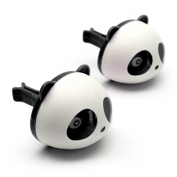 Фабрична цена Оформление на кола Климатик Отдушник Освежител за въздух твърд парфюм Panda Eyes Ароматизатор В колата парфюм