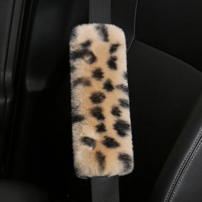 2tk Uus Leopard auto turvavöö katted Pehme õlapadja padi täiskasvanutele noortele lastele automaastur Lennuk Carmera seljakoti rihmad