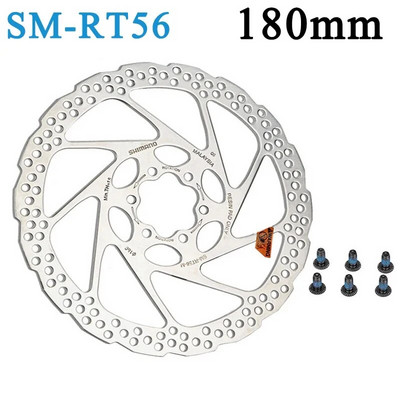 SHIMANO RT56 Rotor 180mm 160mm Δίσκος φρένων DEORE SM RT56 Discs Rotor 160 mm 6 Bolt Mountain Bike Brake Disk Bicycle Αξεσουάρ