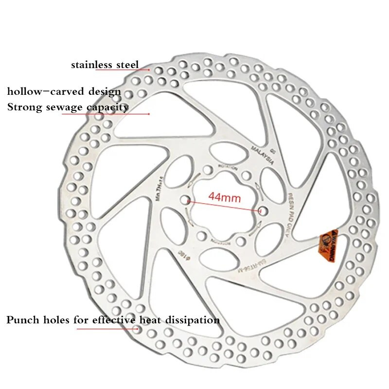 SHIMANO RT56 Rotor 180mm 160mm Δίσκος φρένων DEORE SM RT56 Discs Rotor 160 mm 6 Bolt Mountain Bike Brake Disk Bicycle Αξεσουάρ