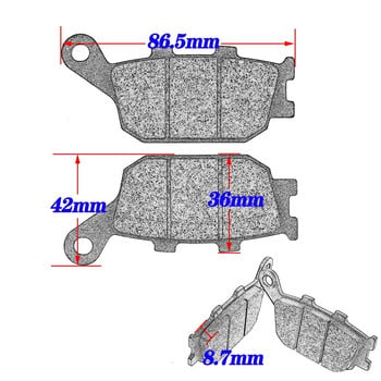 Предни и задни спирачни накладки за мотоциклети за Honda CBR 600 F4 F4i CBR929 CBR954 FIREBLADE CBR900 RR VTR 1000 SP-1 (SP45) CB1300