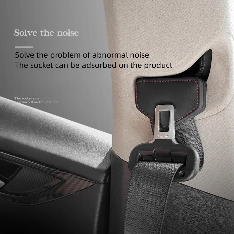 1 tk auto turvavöö klamber, reguleeritav universaalne automaatne kork, pandla nahast klamber Magnetilise disainiga turvavöö fikseeritud piiraja