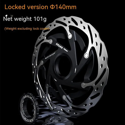 Ülikerge 140 mm 160 mm ketaspiduri rootor kesklukuga mägijalgratas MTB soojuse hajutamine jahutus õõnsad padjad ketta kesklukk