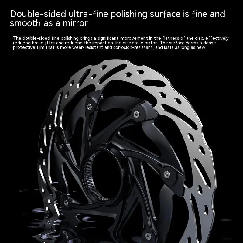 Īpaši viegls 140 mm 160 mm disku bremžu rotors Centerlock kalnu šosejas velosipēds MTB siltuma izkliedes dzesēšanas dobie uzlikas diska centra slēdzene