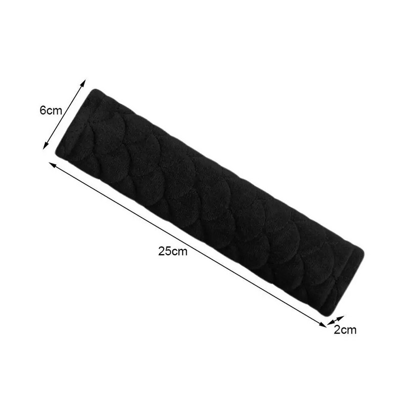 1 gab. Ērta braukšana Plecu polsteris drošības jostas pārvalks Mīksts plīša automašīnas drošības jostas plecu siksnas futrālis Automašīnas stils