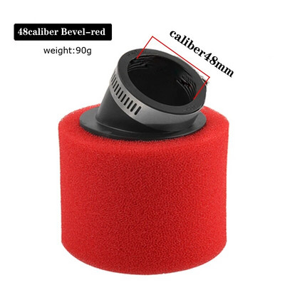 Σύστημα φίλτρου αέρα υψηλής ροής Καθαριστικό σφουγγάρι με σφιγκτήρα 110cc 125cc 150cc 250cc Pit Bike Pitbike Moped Dirt Pit Bike Scooter