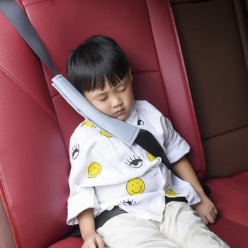 2 τμχ Auto Παιδική βαμβακερή ζώνη ασφαλείας για αυτοκίνητα Προστασία ώμων μαξιλαράκι styling αυτοκινήτου στο κάλυμμα της ζώνης ασφαλείας μαξιλάρι ζωνών ασφαλείας