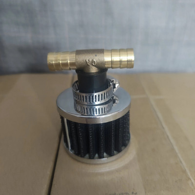 Filtru universal de 12 mm pentru motociclete pentru aer rece KN Respiratie carter debit mare Accesorii auto Mini filtre de aer de admisie K&N 13963-4