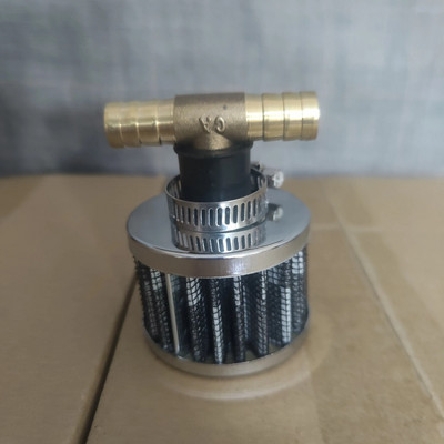 Filtru universal de 12 mm pentru motociclete pentru aer rece KN Respiratie carter debit mare Accesorii auto Mini filtre de aer de admisie K&N 13963-4