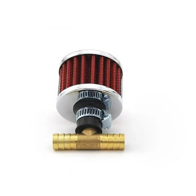 Filtru universal de 12 mm pentru motociclete pentru aer rece KN Respiratie carter debit mare Accesorii auto Mini filtre de aer de admisie K&N 13963-4