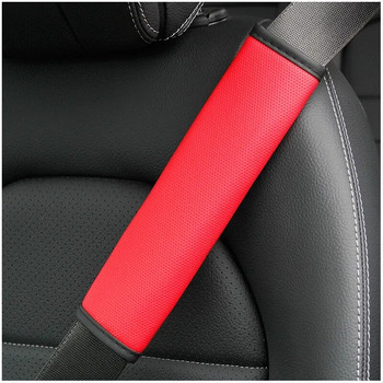 Κάλυμμα ζώνης ασφαλείας αυτοκινήτου PU Δερμάτινο κάλυμμα μαξιλαριού ώμου ζώνης ασφαλείας 5 χρωμάτων Αναπνεύσιμη προστασία Εσωτερικά αξεσουάρ αυτοκινήτου
