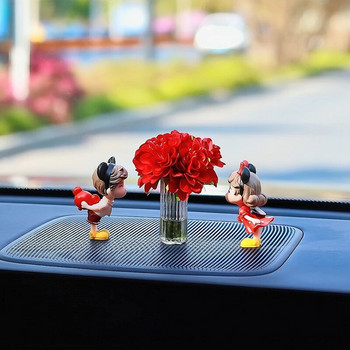 Χαριτωμένη μυρωδιά λουλουδιών Ζευγάρι Διακοσμητικά Αυτοκινήτων Διακοσμητικά Εσωτερικά Αυτοκινήτων Κεντρική Κονσόλα Διακοσμητικά Gadgets για γυναίκες Αξεσουάρ αυτοκινήτου