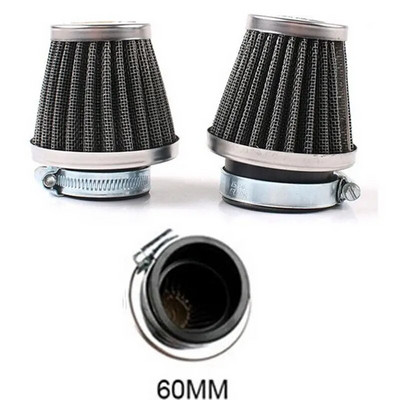 Universāls motocikla gaisa filtra sēņu galvas filtri Universāls 35mm 44mm 50mm 54mm 60mm motocikla gaisa ieplūdes filtra tīrītājs