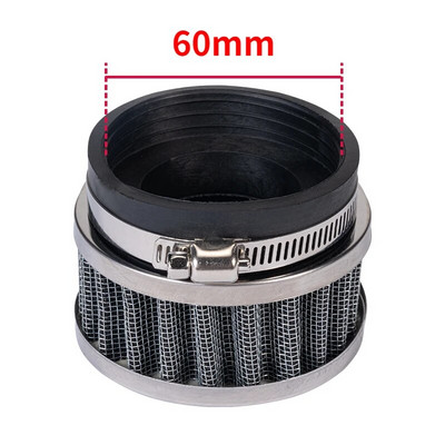 Mootorratta õhufilter 28–60 mm suure vooluhulgaga spordi sisselaskega ATV Pit Dirt Bike jaoks Honda Kawasaki Yamaha 50 mm moto õhufiltrite süsteemid