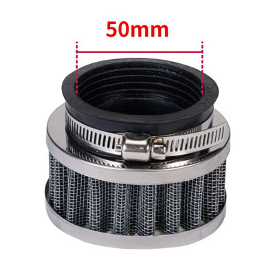 Mootorratta õhufilter 28–60 mm suure vooluhulgaga spordi sisselaskega ATV Pit Dirt Bike jaoks Honda Kawasaki Yamaha 50 mm moto õhufiltrite süsteemid