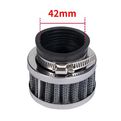 Mootorratta õhufilter 28–60 mm suure vooluhulgaga spordi sisselaskega ATV Pit Dirt Bike jaoks Honda Kawasaki Yamaha 50 mm moto õhufiltrite süsteemid