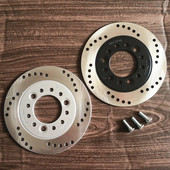 Universāls nerūsējošā tērauda motociklu skrejriteņu bremžu disks 180 mm * 58 mm * 70 mm E-motocikla rotora bremžu disks priekš N1, N1S