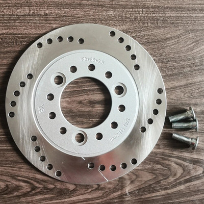 Universāls nerūsējošā tērauda motociklu skrejriteņu bremžu disks 180 mm * 58 mm * 70 mm E-motocikla rotora bremžu disks priekš N1, N1S