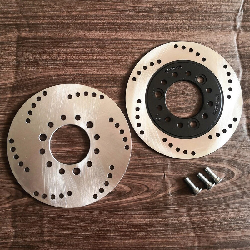 Universāls nerūsējošā tērauda motociklu skrejriteņu bremžu disks 180 mm * 58 mm * 70 mm E-motocikla rotora bremžu disks priekš N1, N1S