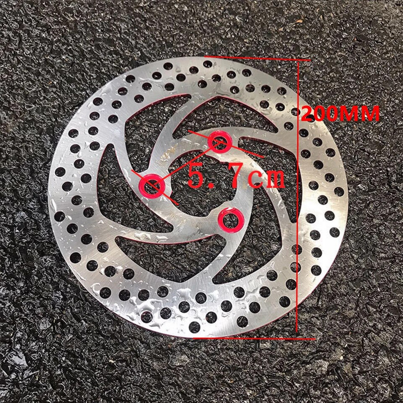 UUS Universaalne 200 mm Avade samm 70/57 mm CNC alumiiniumsulamist Kvaliteetne fikseeritud ketas mootorratta piduriketas